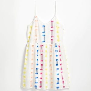 LOFT Lou & Grey Fiesta Fringe Mini Dress